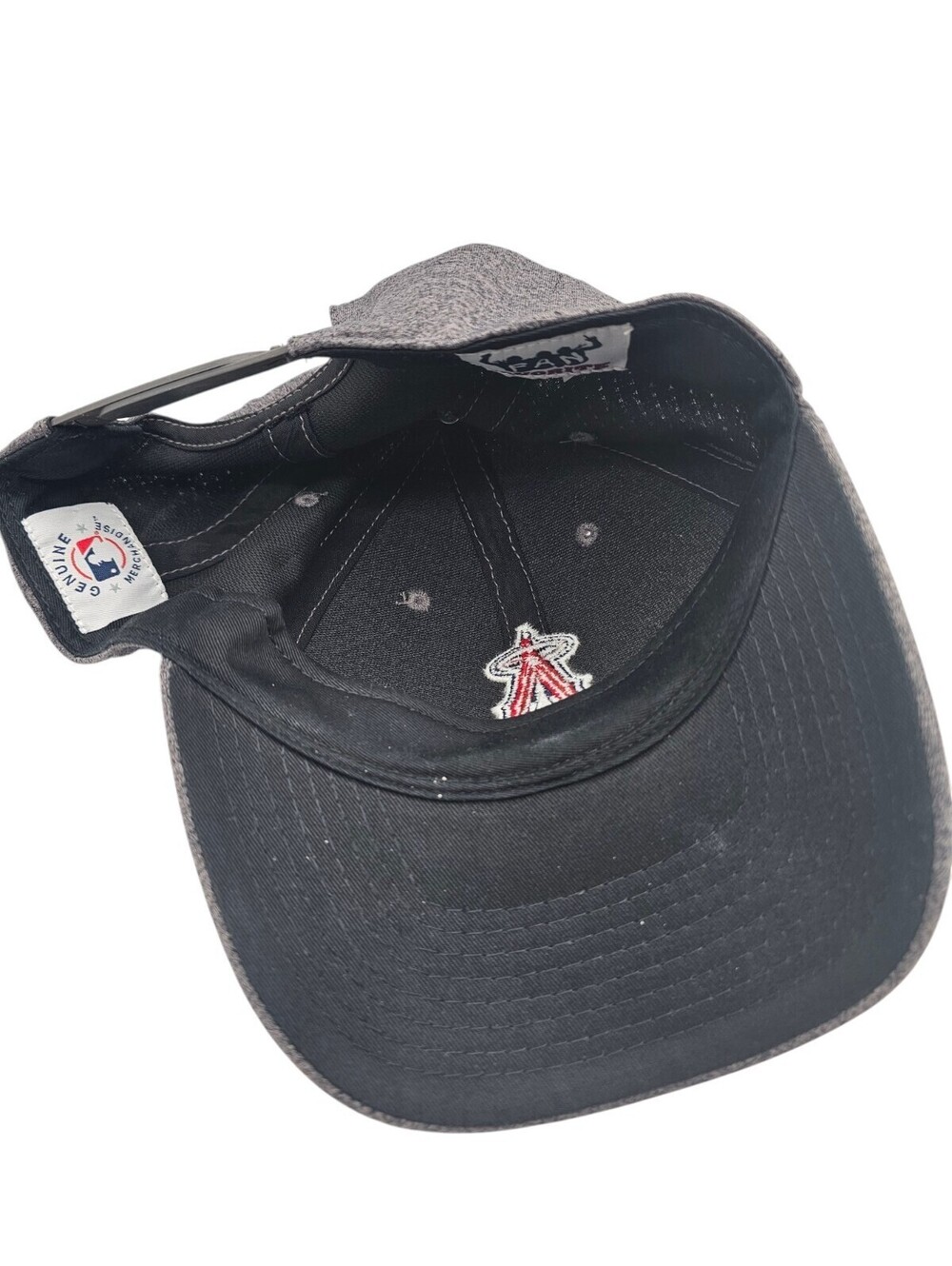 Los Angeles Angels baseball Hat Cap Gray Red MLB - Picture 4 of 5